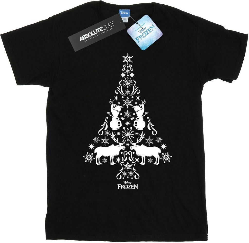 Disney - "Frozen" T-Shirt für Damen BI24687 (S) (Schwarz)
