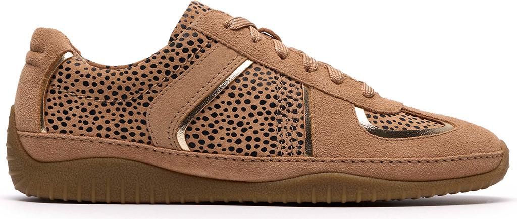 Clarks Meridor Lo 26186007 4, Sneaker in Beige , Leo-Look für Damen, Größe 41,5
