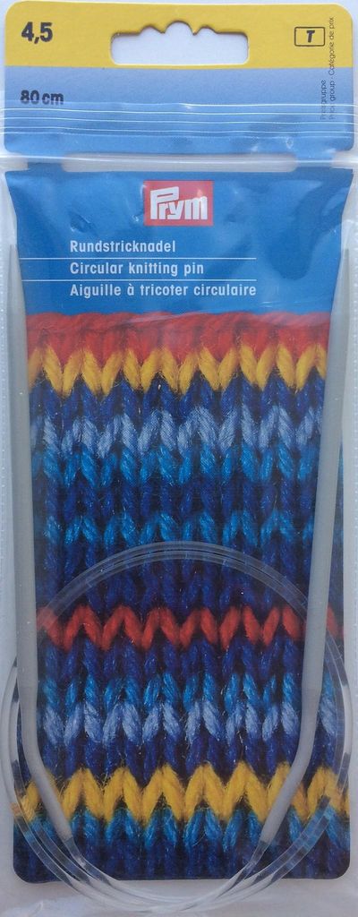 Rundstricknadel PRYM grau/80cm 4,5 Produktbild 