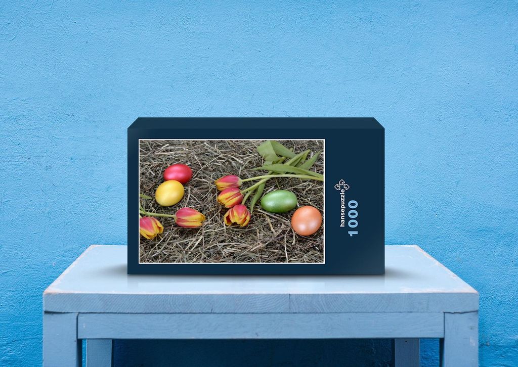 hansepuzzle 27813 - Ostern Puzzle, 1000 Teile, Gefühle, 60,0 x 46,0cm mit hochwertiger Aufbewahrung, Kartonbox und wiederverschließbarem Beutel