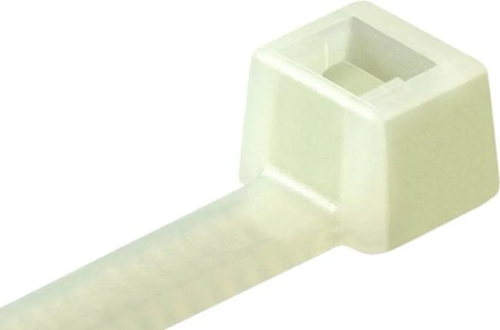 Serre-câble long 760 mm en nylon PA66 naturel pour câblage - 50 unités