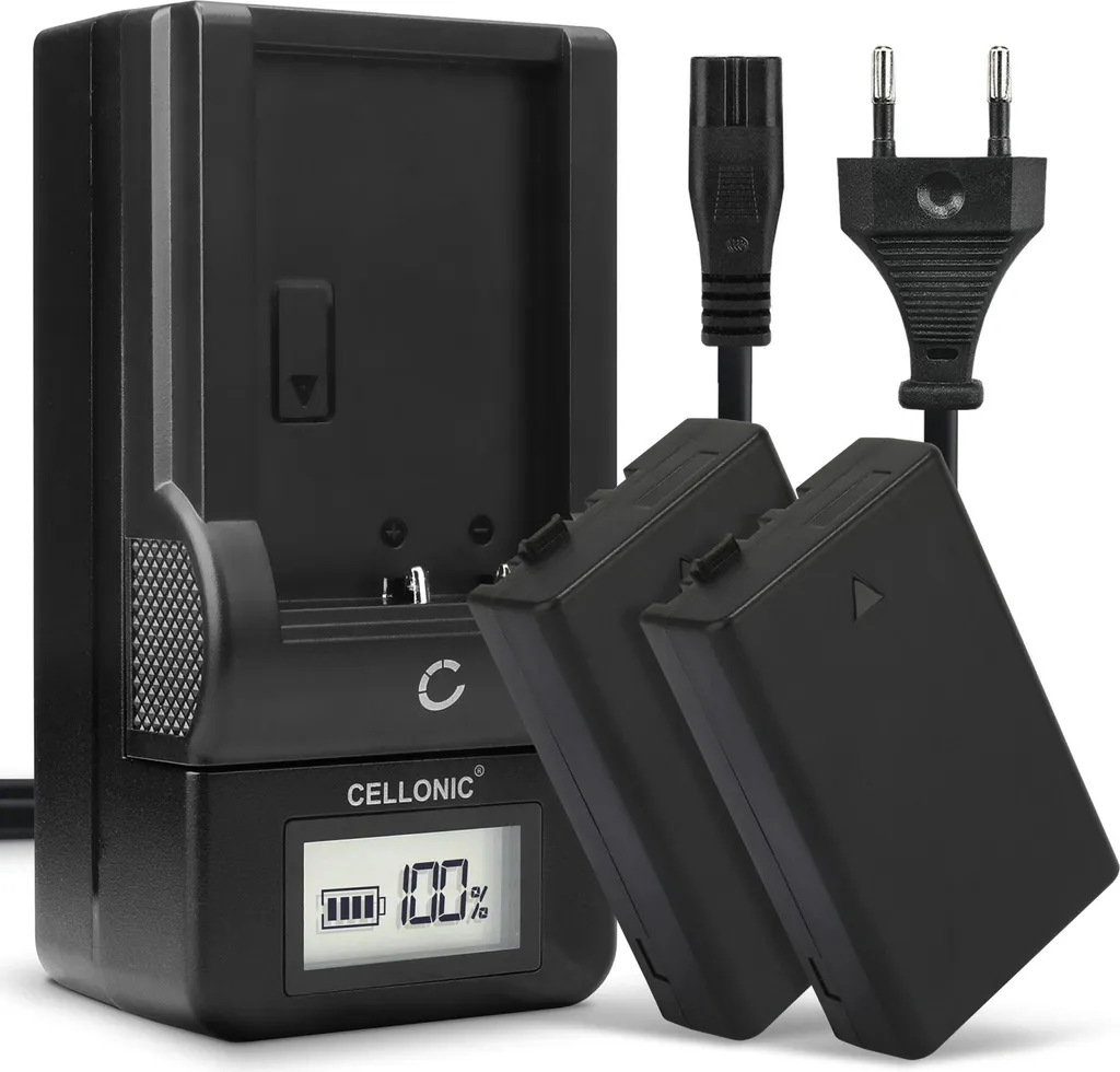 Kit Pentax K-30 K-50 D-Li109: 2x Batterie CELLONIC + Caricatore
