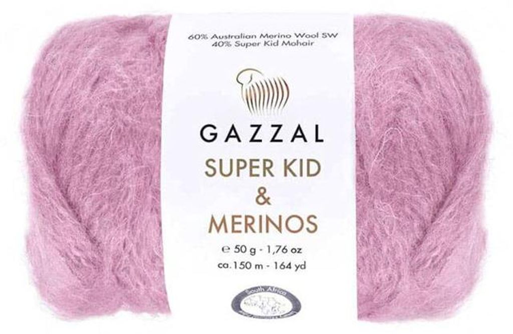 Gazzal Super Kid Mohair & Merino 61279 Hellrosa – weich, flauschig 50g/150m