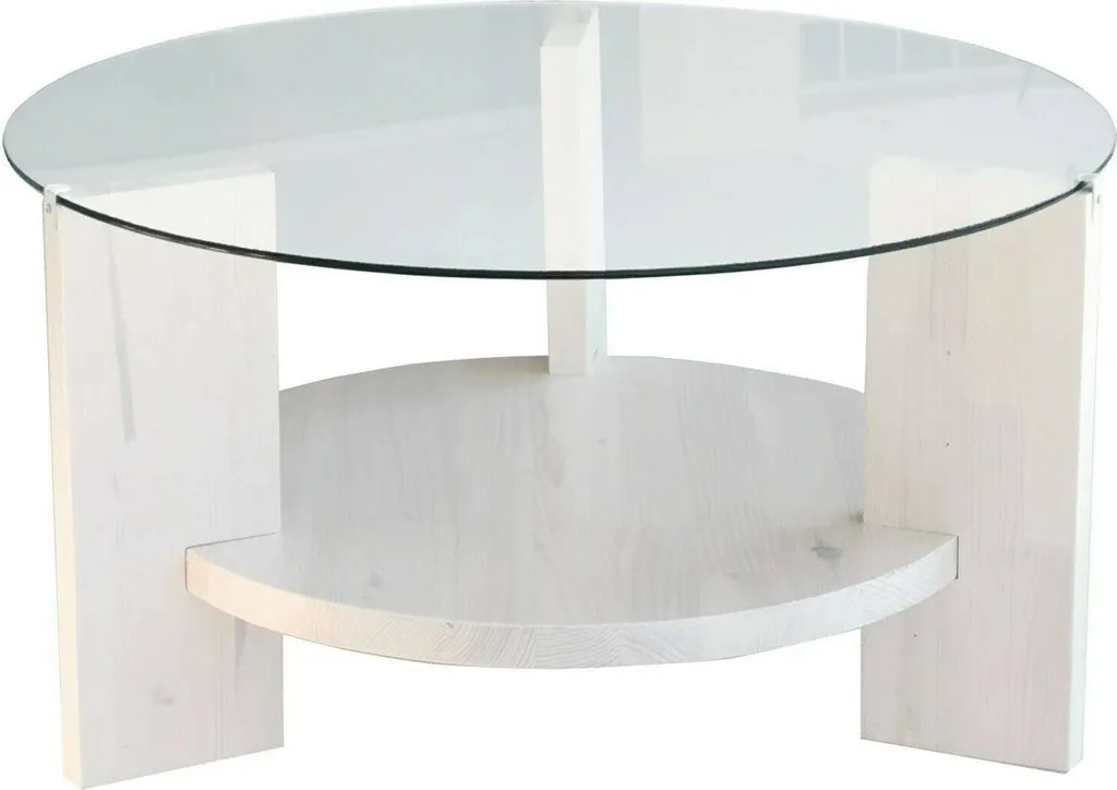 Table basse blanche Felino 75x75 cm : finissez-en avec le désordre !