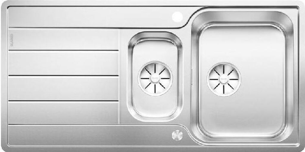 Blanco Classimo - Spüle 100x50 cm, mit Ablaufbedienung, InFino, Edelstahl gebürstet 525328