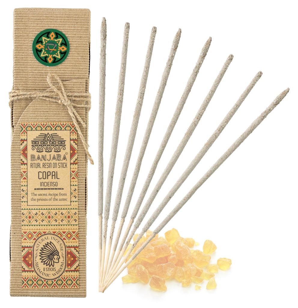 Räucherstäbchen Copal Harz natürlich duftend Meditation Produktbild 