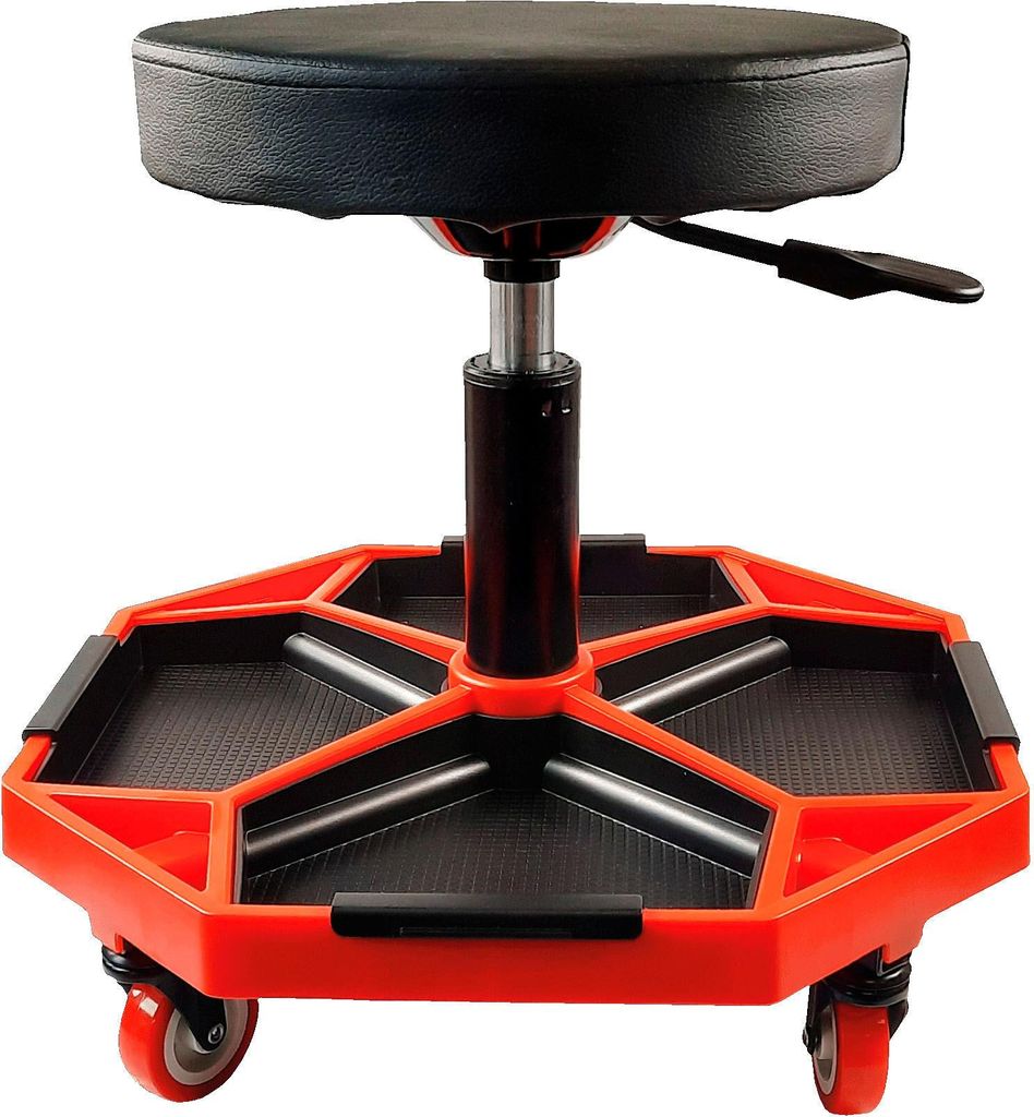 Busching Moneurs Rollhocker Rollhocker mit Tablett