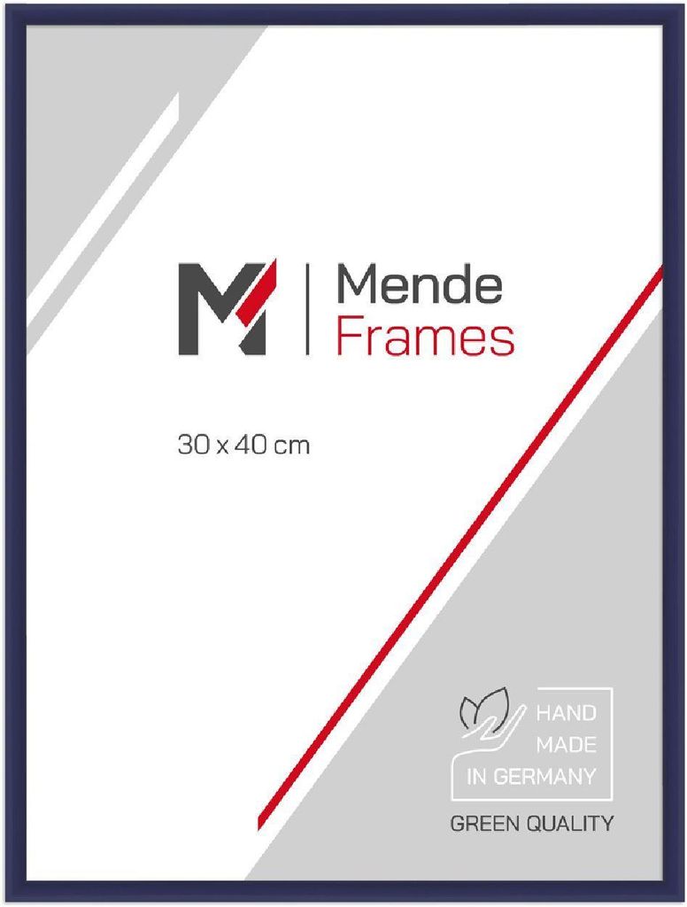 MendeFrames Kunststoff-Rahmen H245 Klassisch blau 40x50 cm Museumsglas