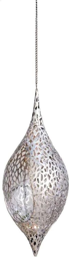 Casablanca Leuchter Purley Met,z.Häng.ant-sil L.30cm  Höhe: Produktbild 5