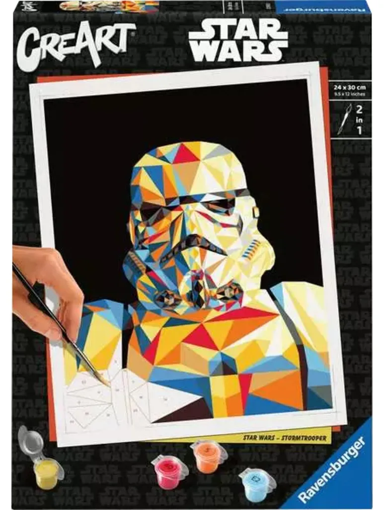 Réussir son Tableau Star Wars facilement : CreArt Stormtrooper Kit