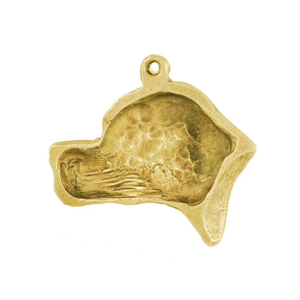 Segugio Inglese Collana Art-Dog Placcata Oro 24K - Regalo Cinofilo - 3