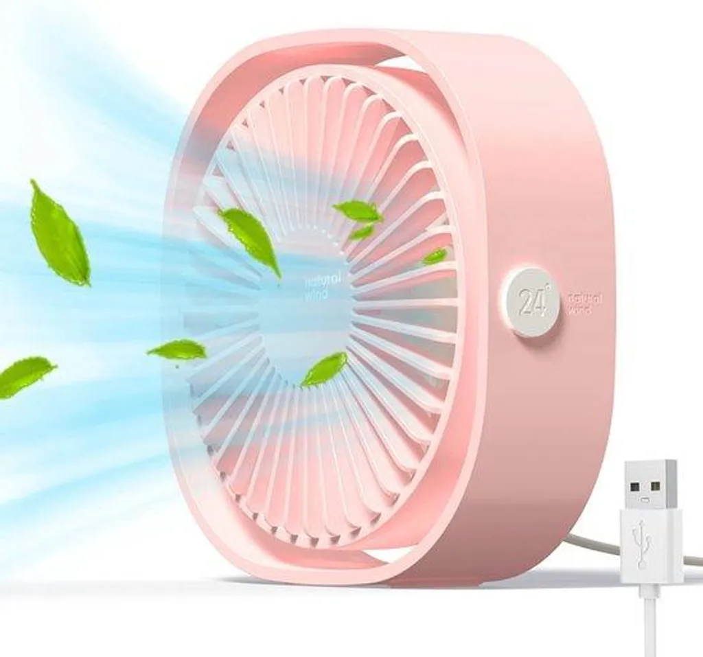 Ventilateur USB Anti-Bruit pour Bureau - Fini la Chaleur au Travail