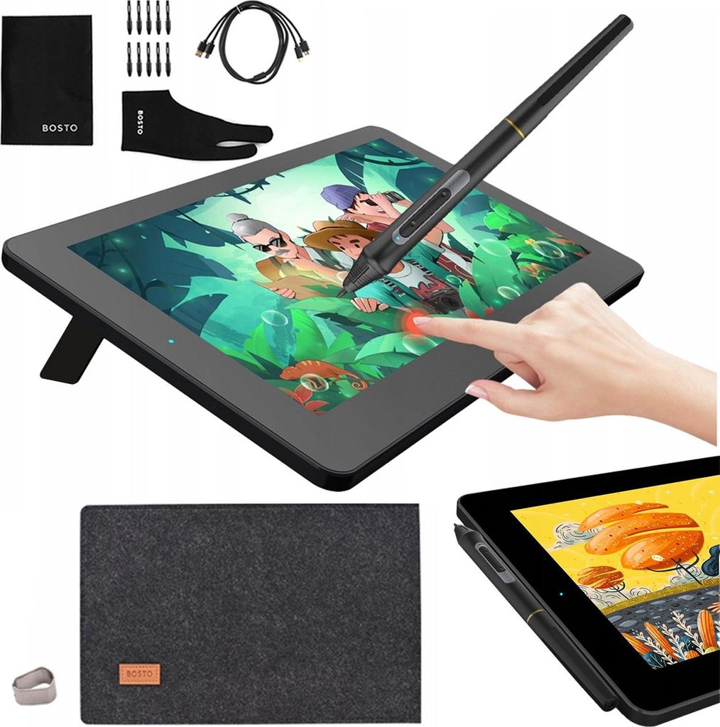 Tablet graficzny BOSTO 12HDT 11.6'' DOTYK 5080 LPI Zdjęcie produktu 