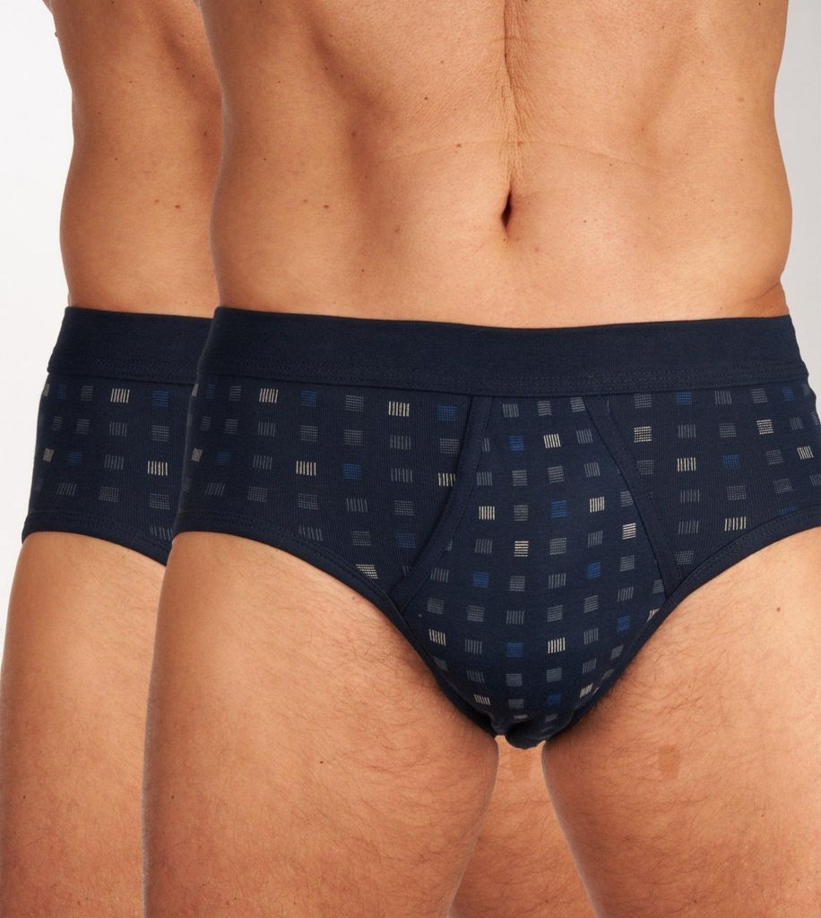 Schiesser slip lot de 2 essentials sports briefs navy blue Image du produit 
