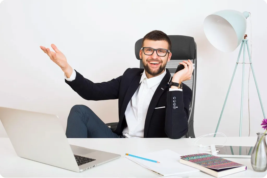 Fauteuil de bureau ergonomique noir Sofotel Brema en micro-maille - 13