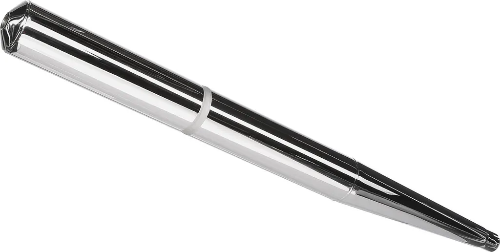 Pot d'échappement droit chromé 40mm pour moto TS 250.250/1 Qualité 1