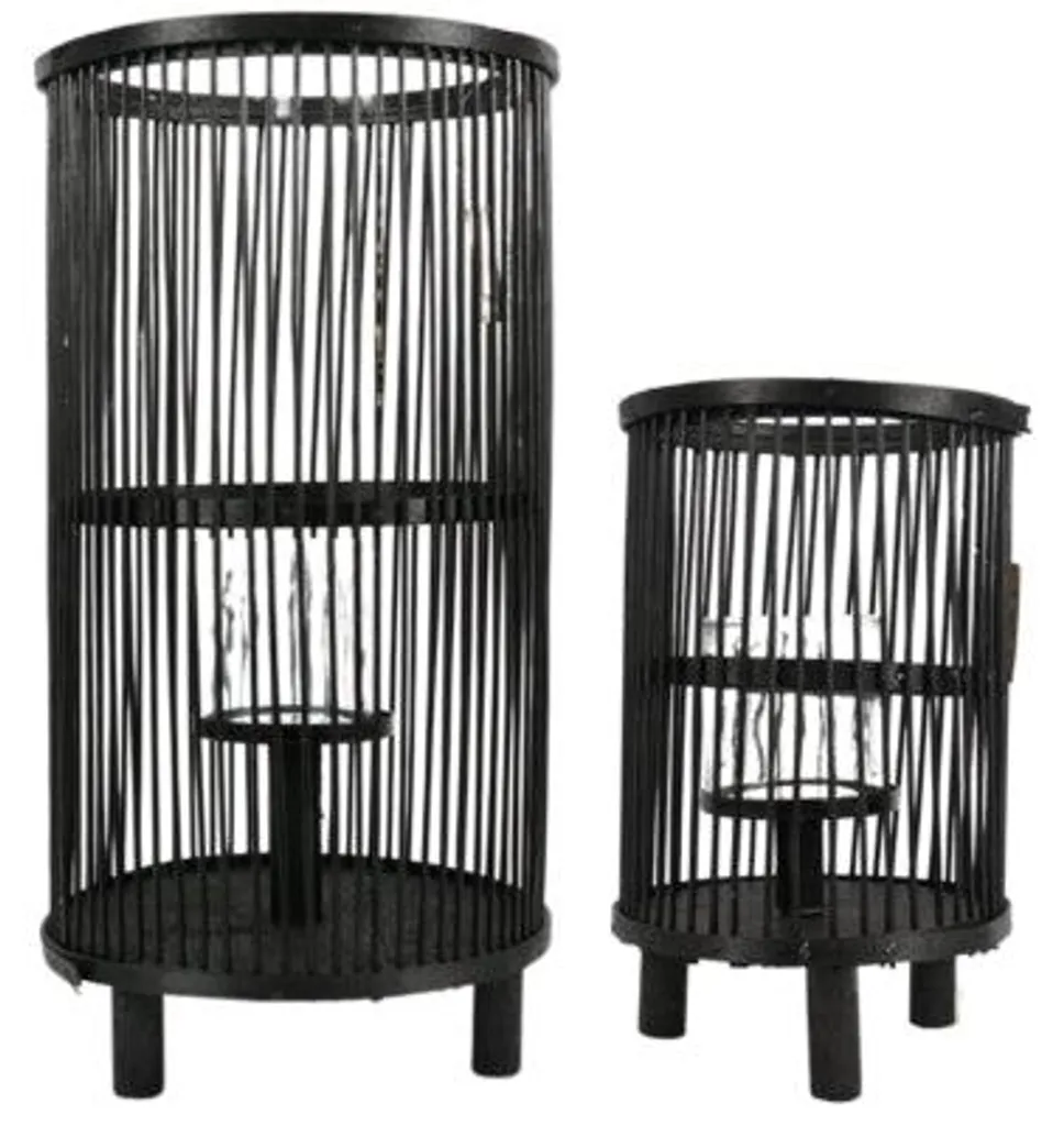 Lanternes de terrasse Saigon noir pour décoration de mariage et jardin
