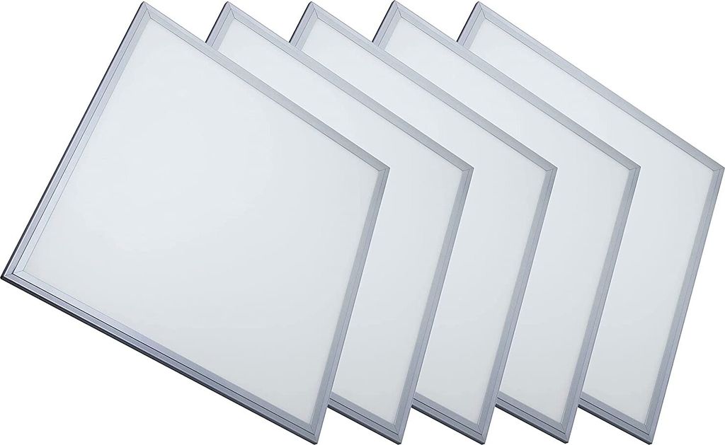 5er Set 40 Watt 3200 Lumen LED Panel 620x620 mm warm-weiß 3000K