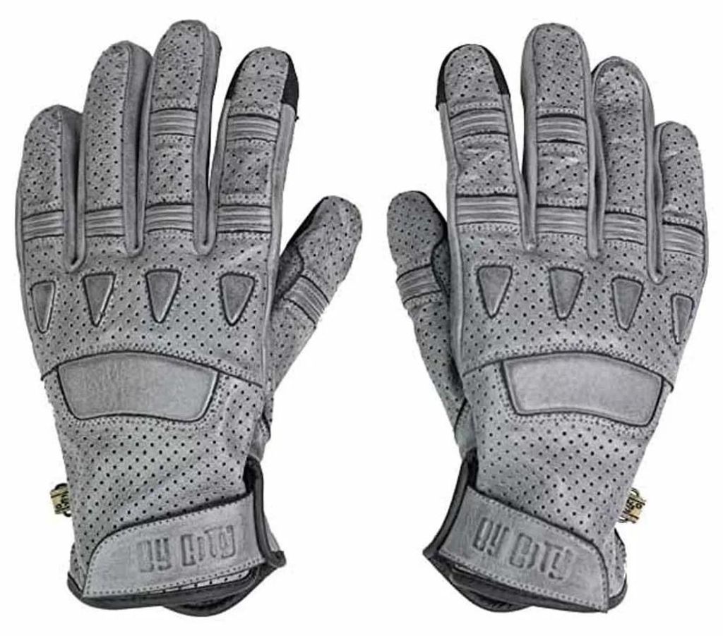 By City Pilot Ii Lederhandschuhe Grau M Mann Grau M