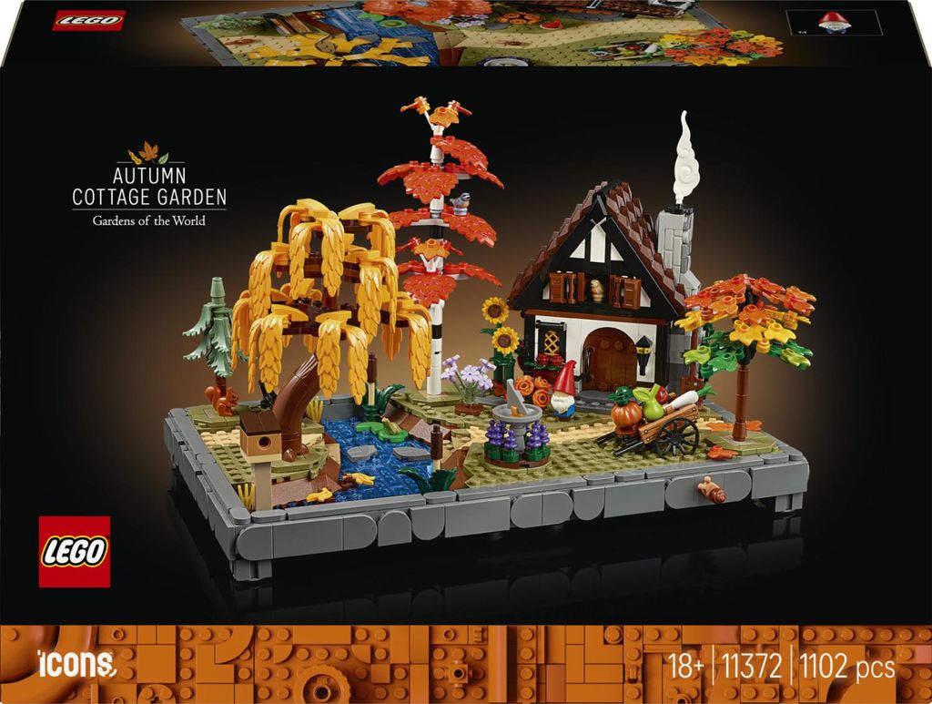 LEGO Icons Giardino Autunnale del Cottage 11372 Set da Immagine del prodotto 
