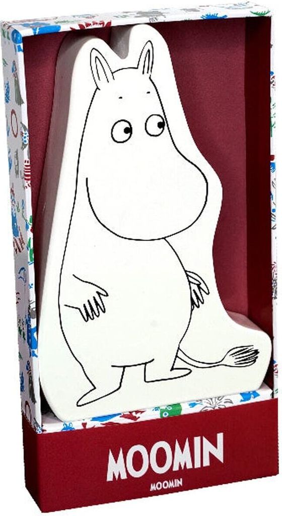Große Holzfigur Mumin