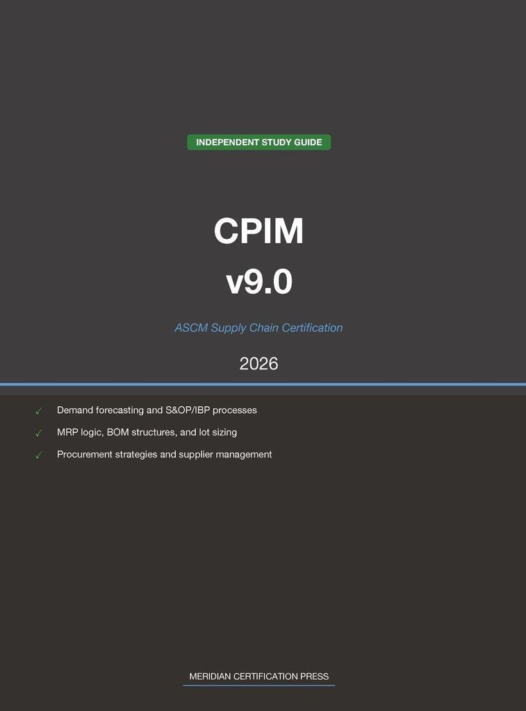 ASCM CPIM v9.0 Supply Chain Study Guide 2026