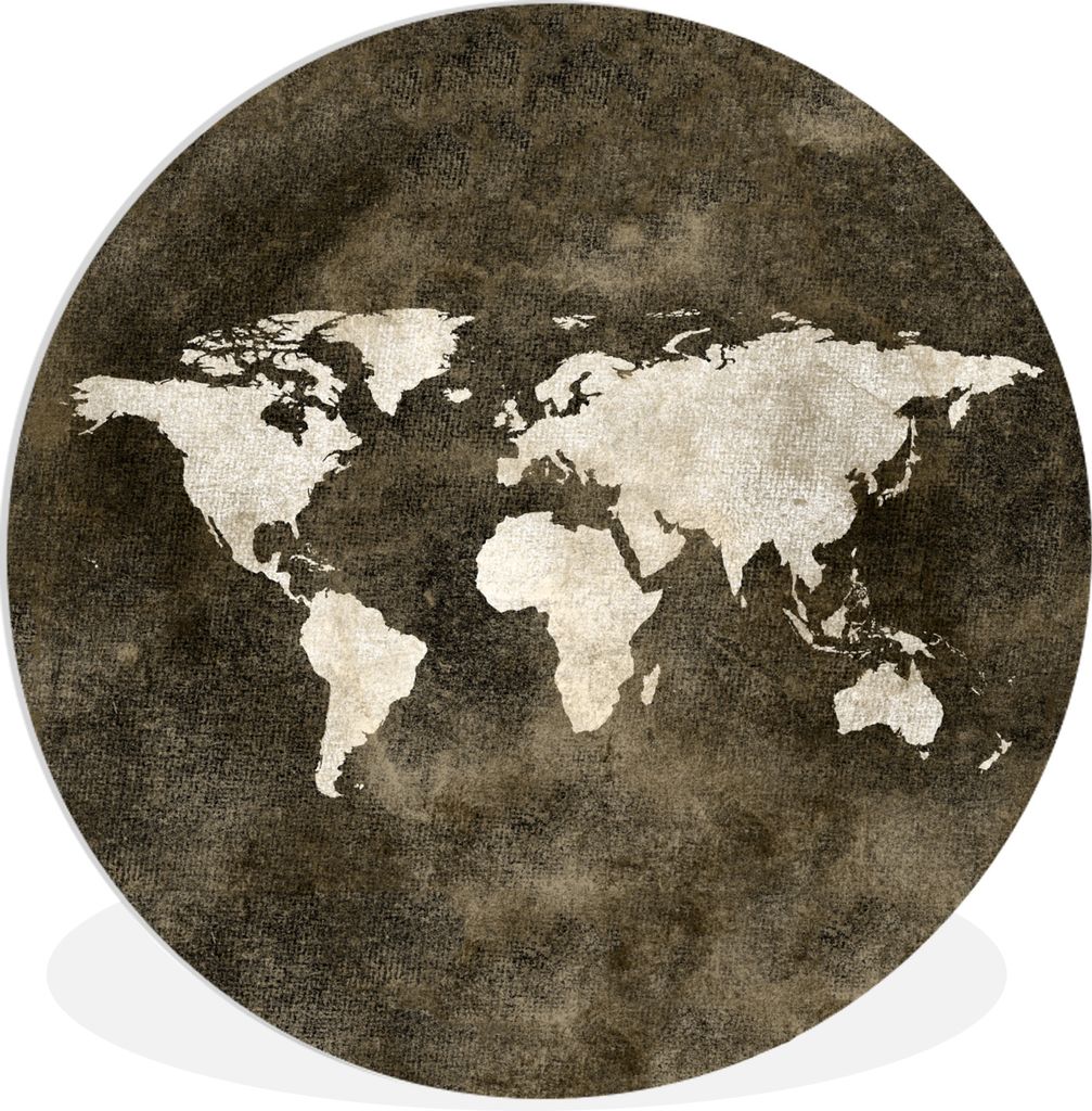 MuchoWow - Wand-Kreis - Wohnzimmer - Bild - Runde - Wanddeko - Dibond - Kunstdrucke