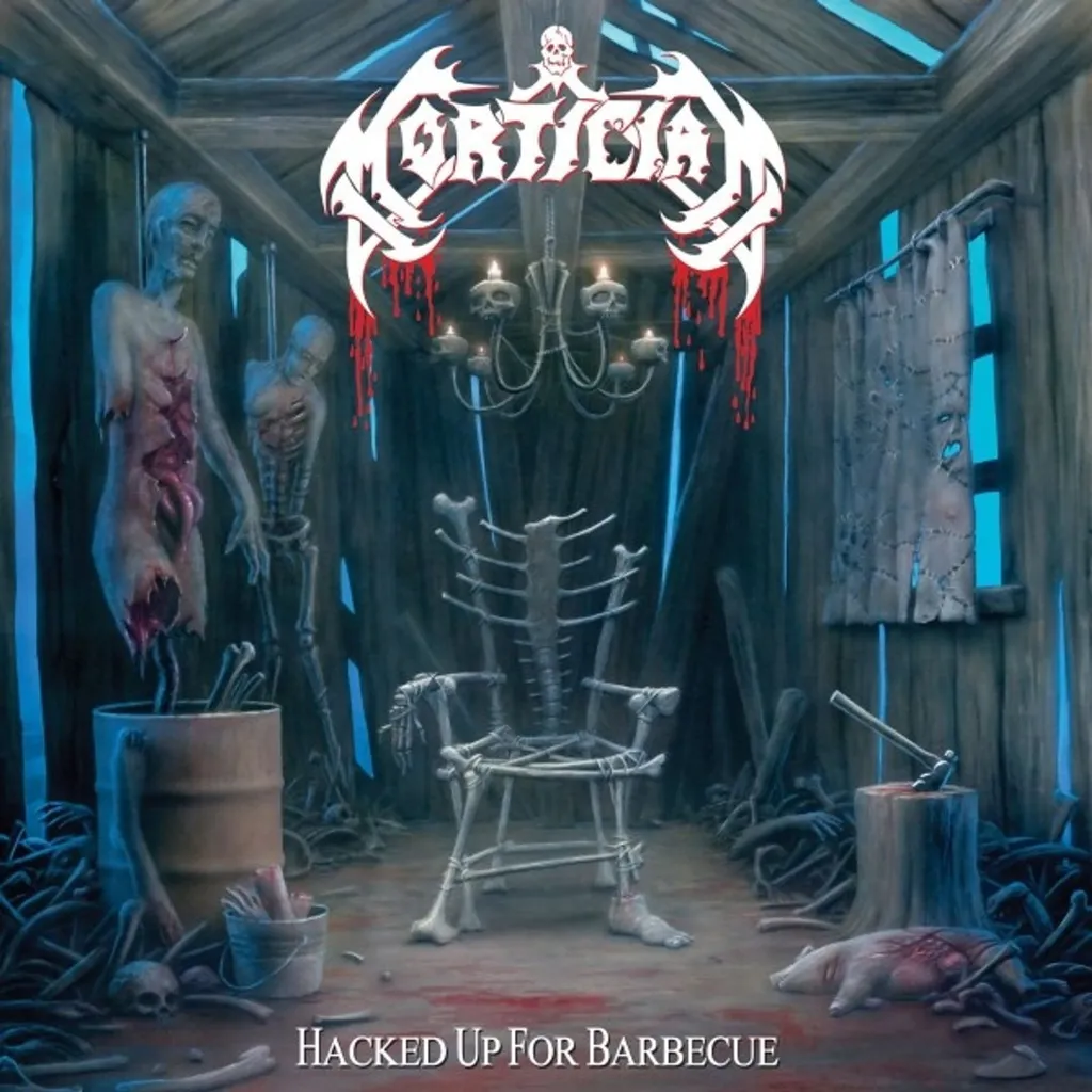 Vinyle Mortician Hacked Up For Barbecue Splatter Blanc Edition Deluxe