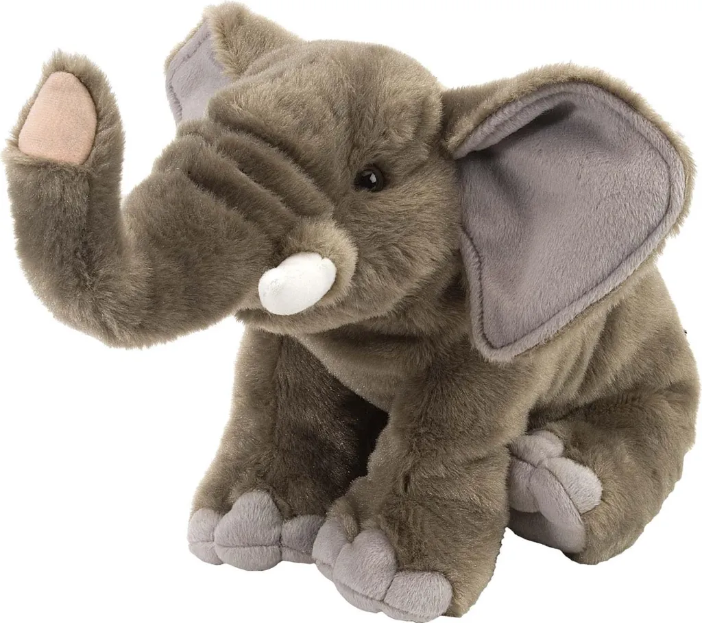 Wild Republic Éléphant d'Afrique Cuddlekins Peluche Douce de 30 cm