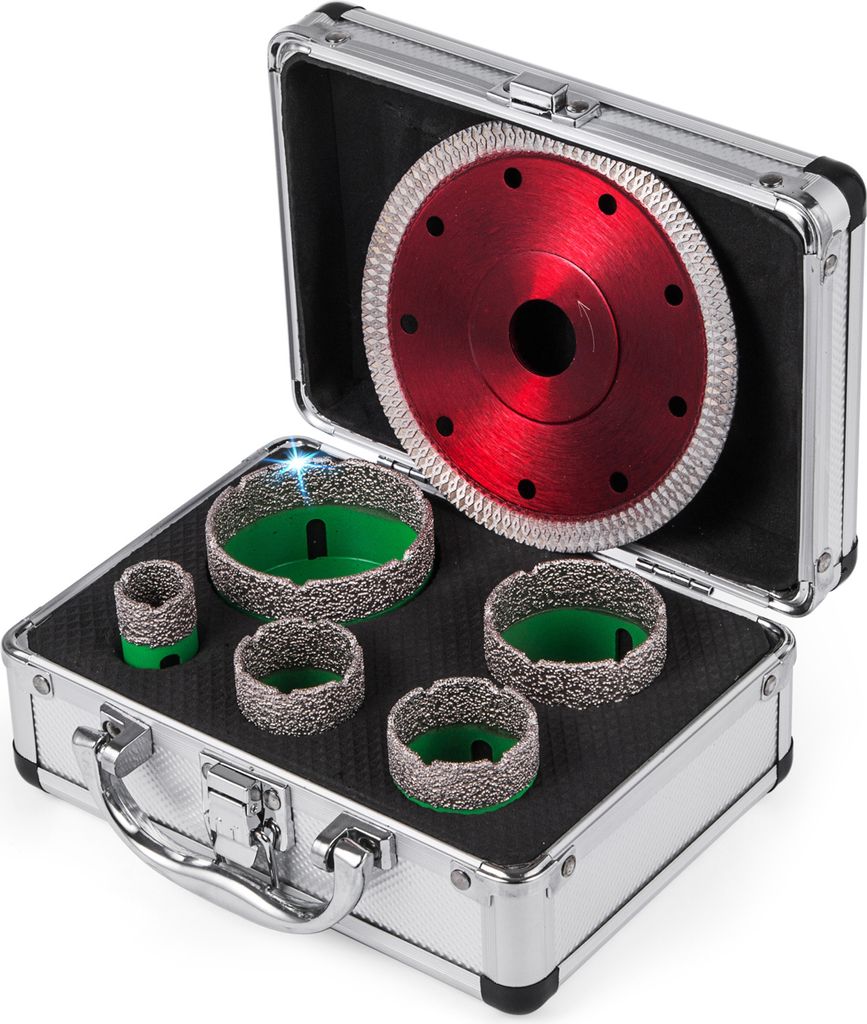 VEVOR M14 Diamantbohrkrone Fliesenbohrer Diamantbohrer 22-65 mm für Winkelschleifer