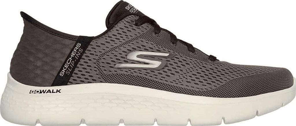 Skechers Herren-Sneaker Braun-Grün-Weiß, Farbe:braun, EU Größe:441/2