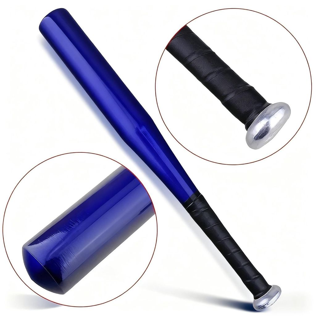 ZMH 50cm Kurzer Baseballschläger langlebiges Sportgerät für Outdoor Training praktische Außensportartikel zum Üben und Trainieren Blau