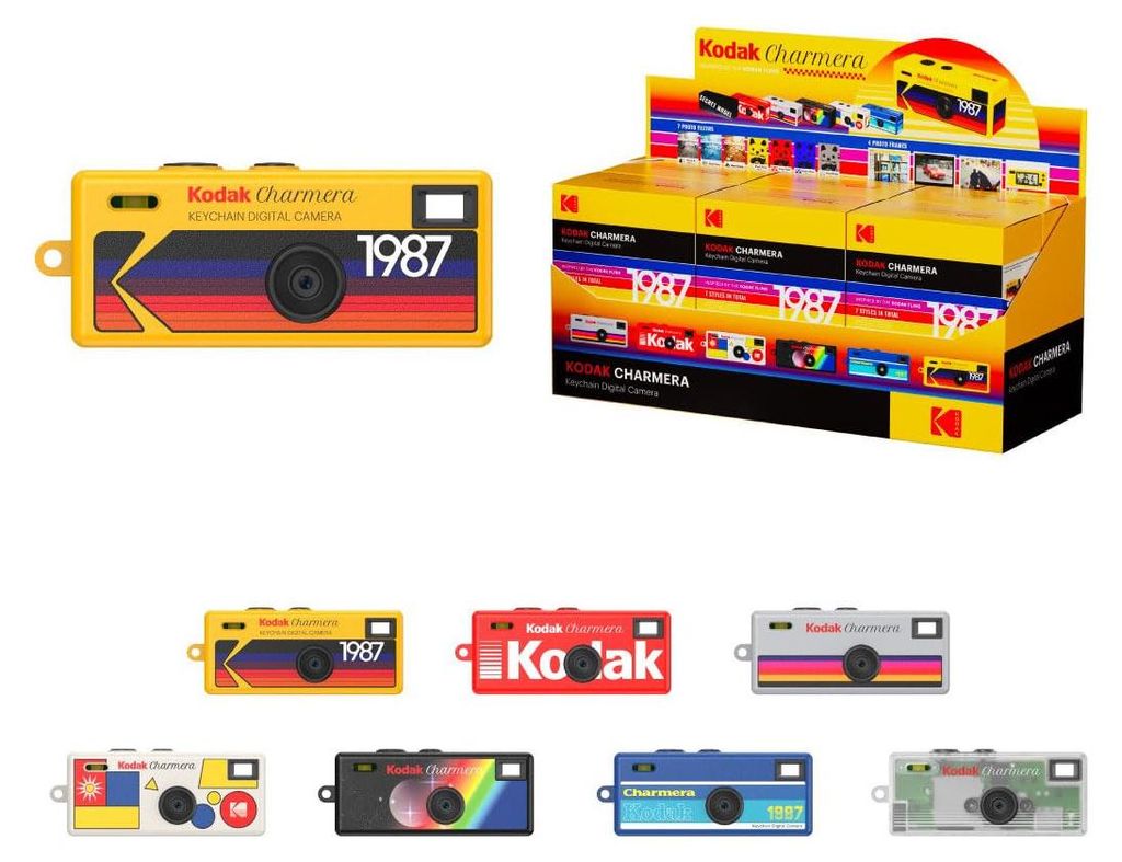 KODAK Charmera Keychain Digital Camera Ganzes Set (6 Stück) Immagine del prodotto 