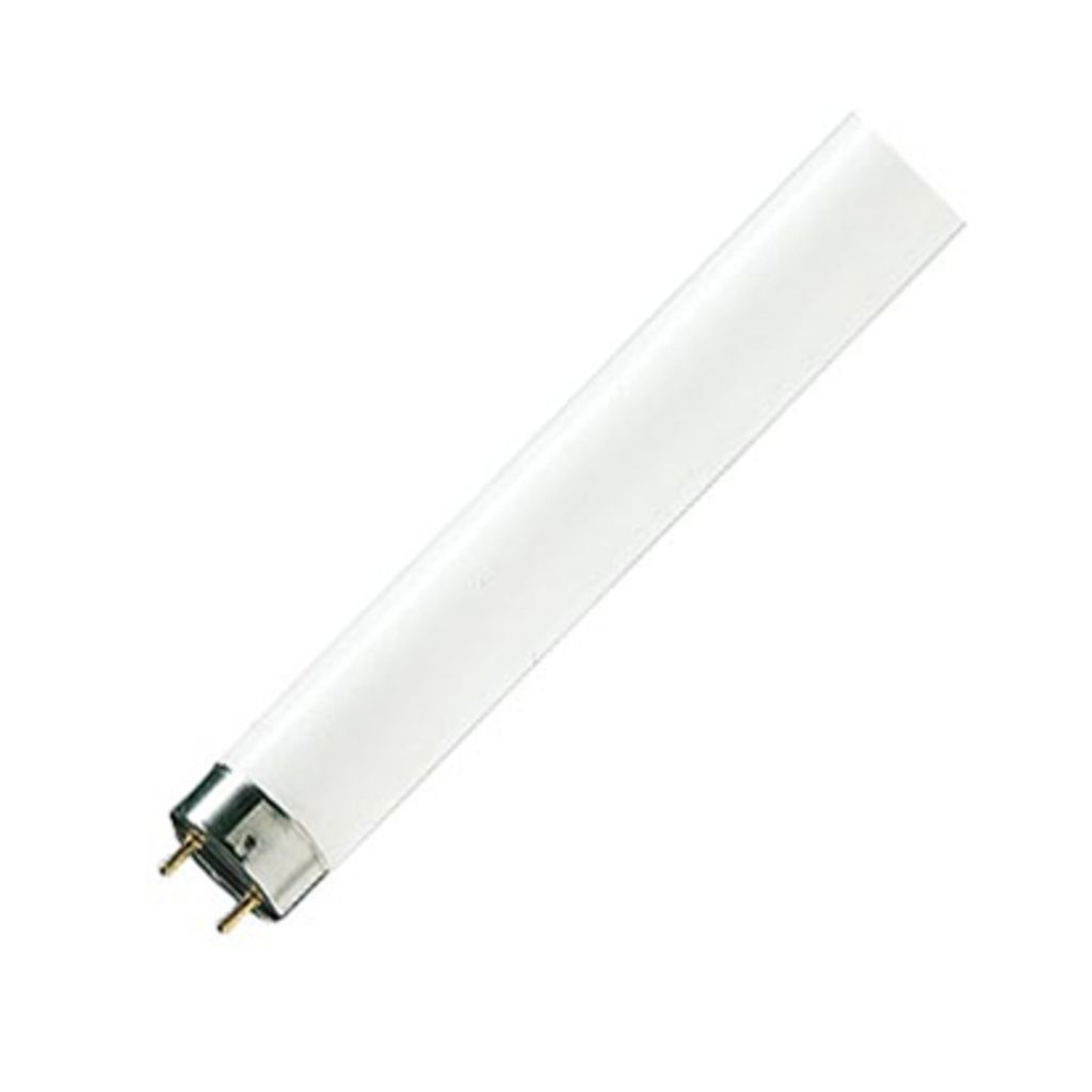 A single fluorescent light tube is shown against a white background.