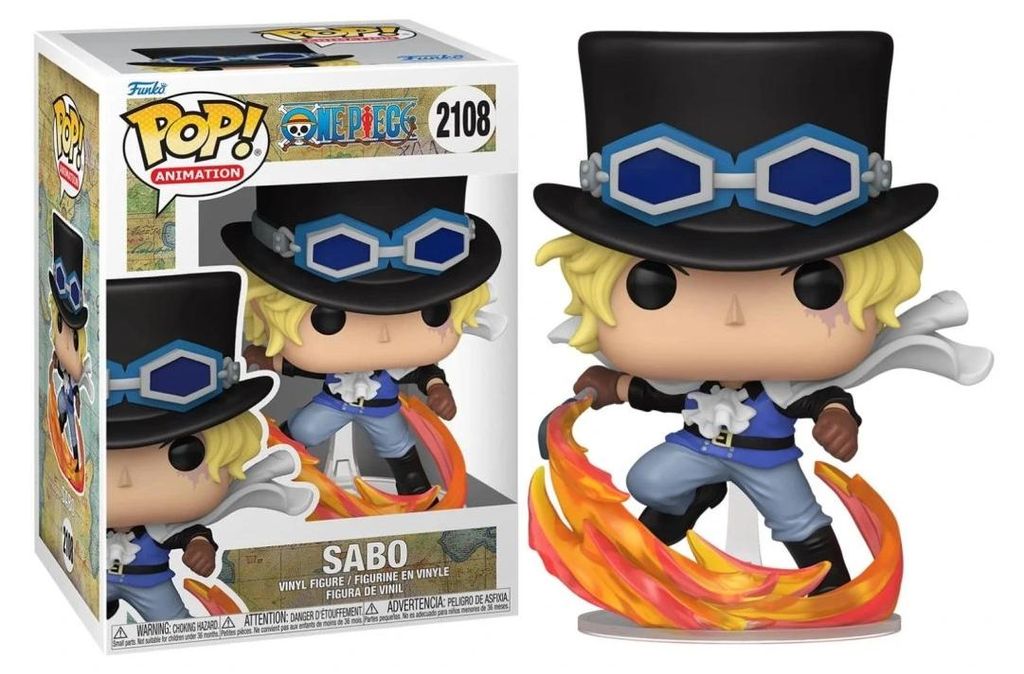 One Piece POP  Vinyl Animation Figur Sabo 9 cm Image du produit 