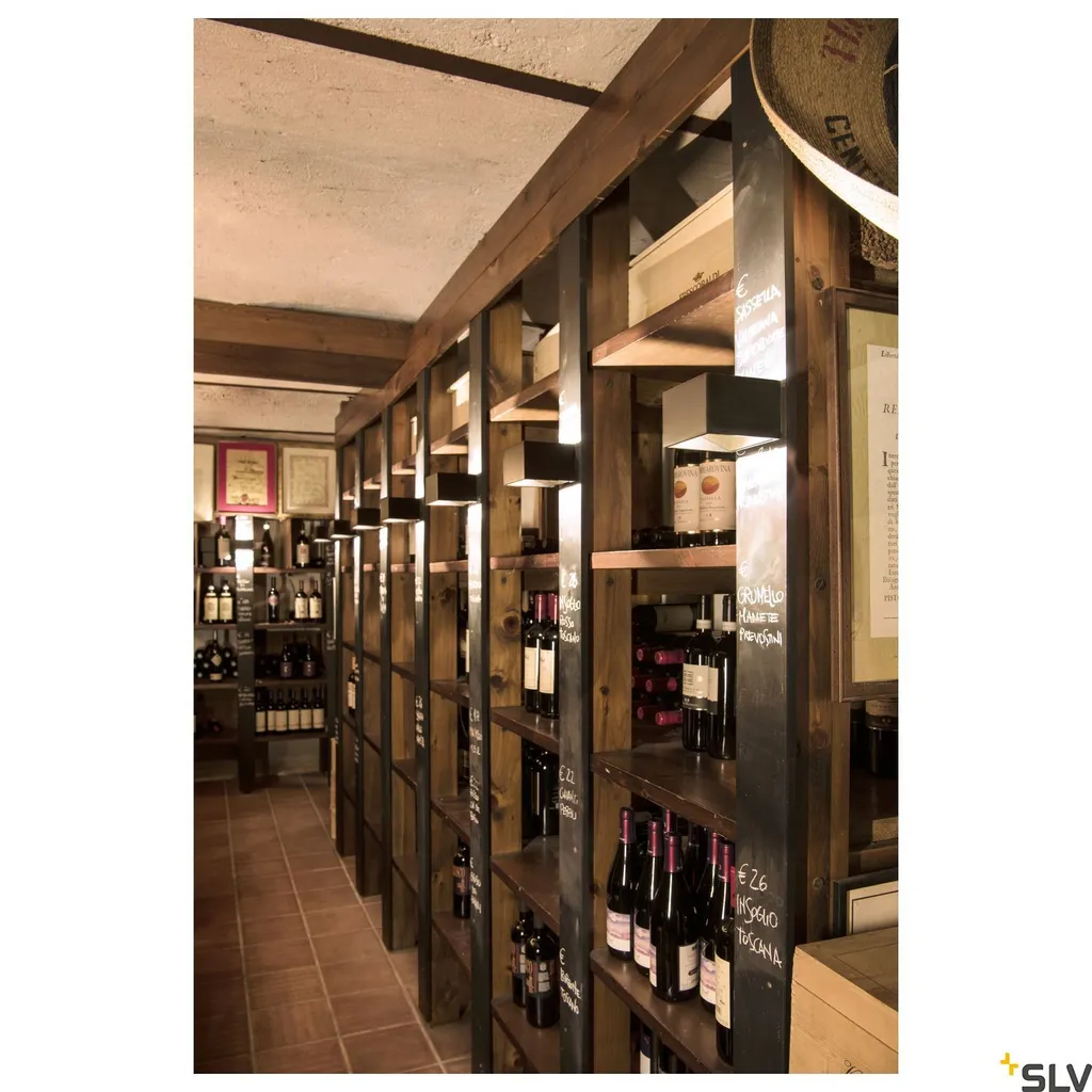 Logs In LED Wall Light 5W 3000K | Minimal Design Nero e Oro Ottone - 2