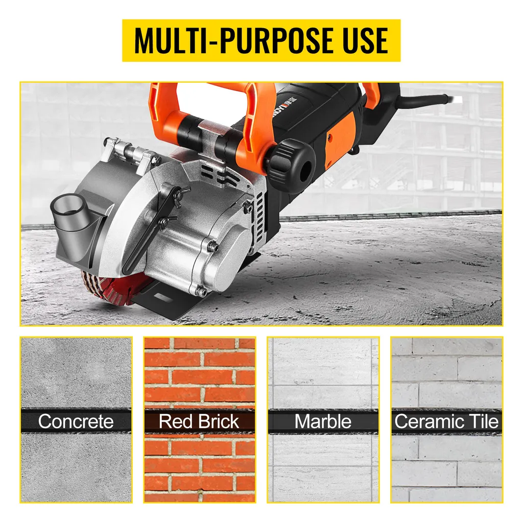 Machine à rainurer le mur 4800W pour pose de gaines électriques 42mm - 2