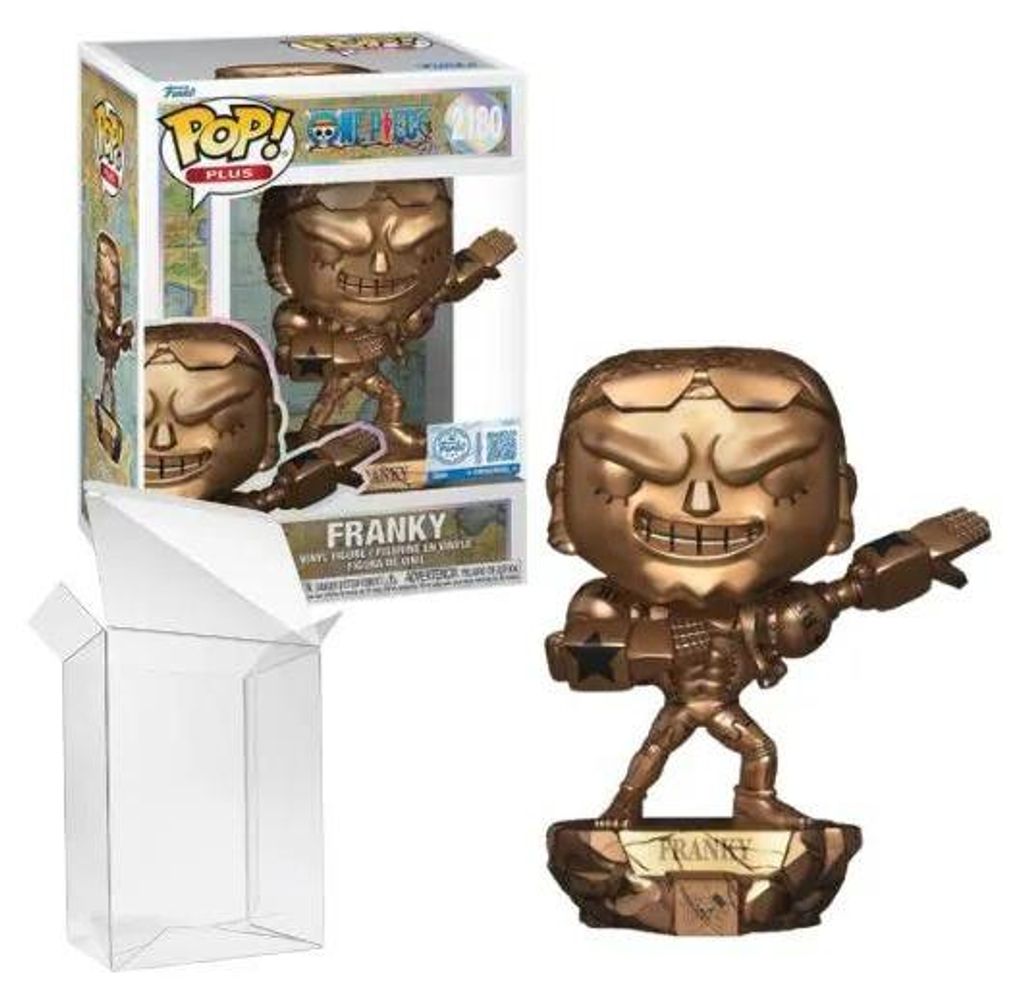 Funko Pop! Plus: One Piece - Franky (Bronze Statue) #2180 Funko Exclusive