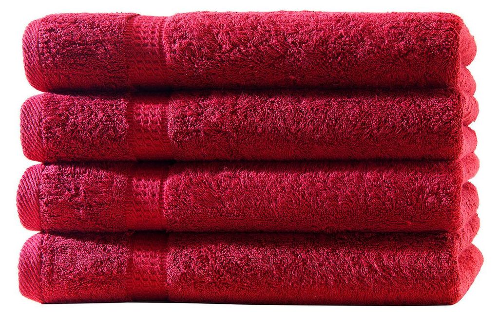 4er Set Frottee Gästetücher Elegance 30x50 cm 100% Produktbild 