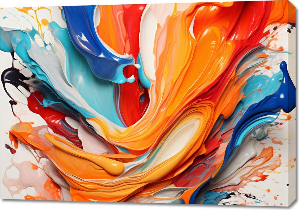 Bild 100x70cm Tanzende Wellen