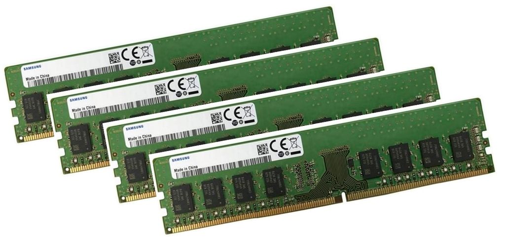 Samsung 32Gb 4x 8Gb DDR4 Ram Speicher Pc-4 280Pin M378A1G43DB0-CPB Memory