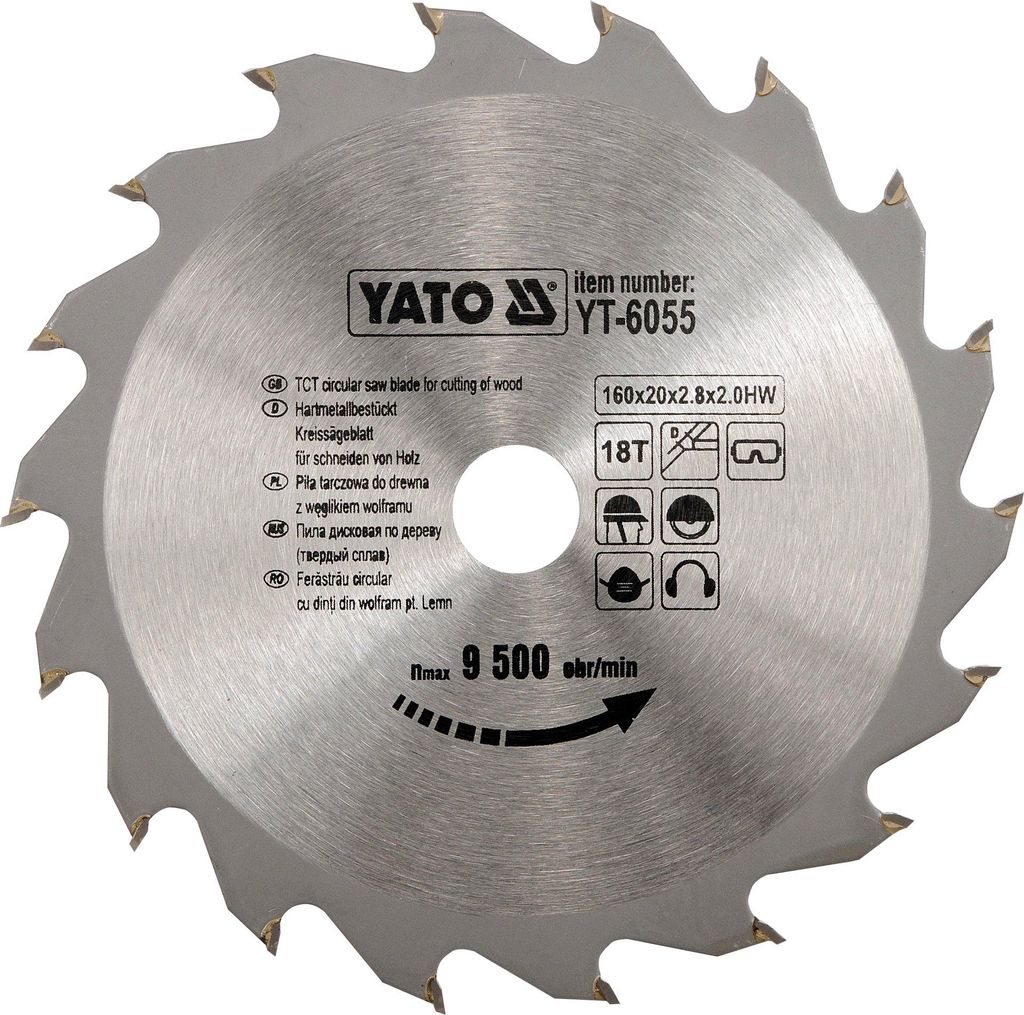 Disque carbure 160 x 20 mm 18Z Image du produit 