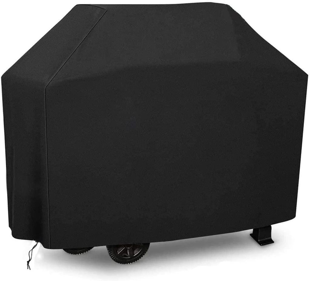 Wetterfeste Grillabdeckung, 210D Oxford-Gewebe, Regen- und Staubschutzabdeckung, 147 cm x 61 cm x 122 cm – Schwarz