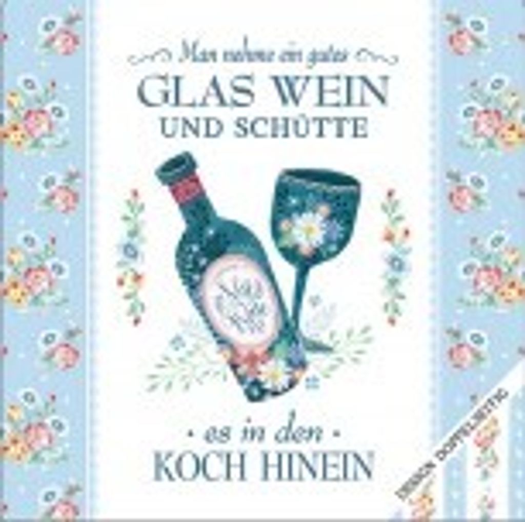 Cook Shop Geschirrtuch Man nehme ein gutes Glas Wein?