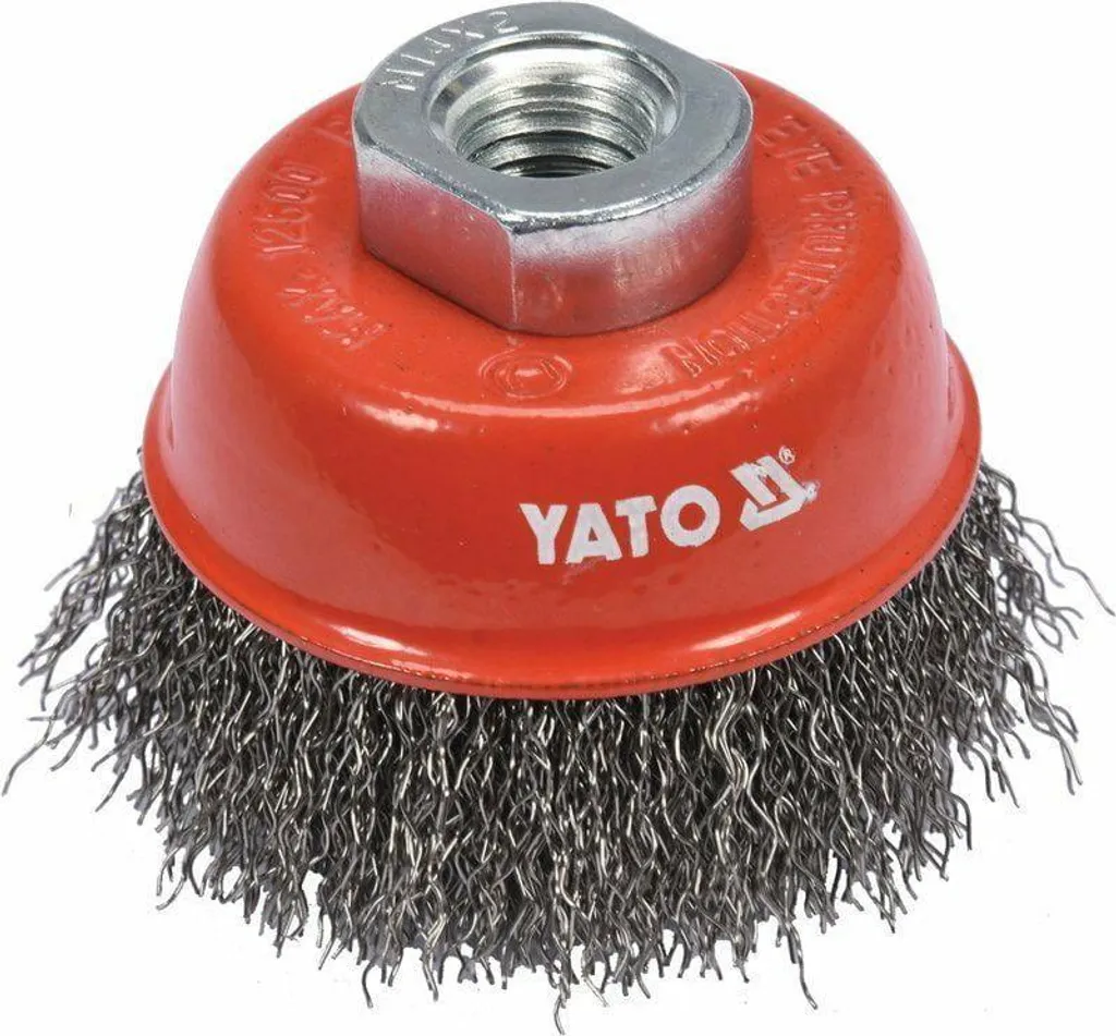 Brosse de ponçage métallique Yato YT-47658 pour décapage de la rouille
