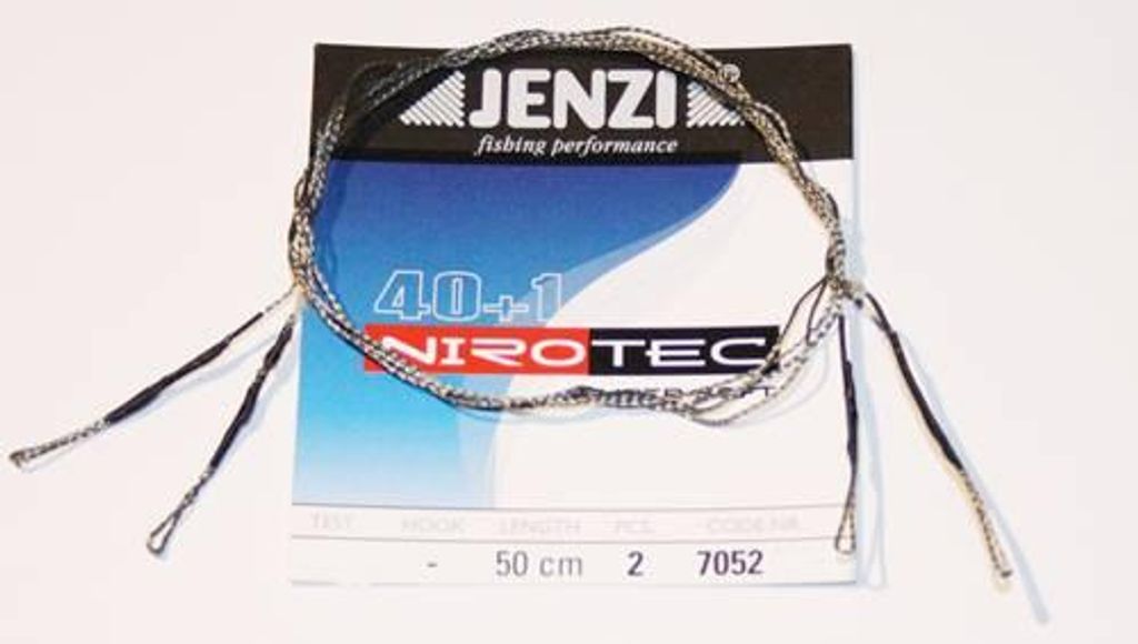 Jenzi Nirotec Vorfach 2 Schlaufen 50cm 9kg