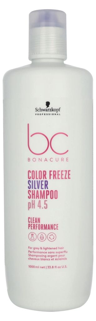 Schwarzkopf Bc Color Freeze Silver Shampoo 1000ml Produktbild 