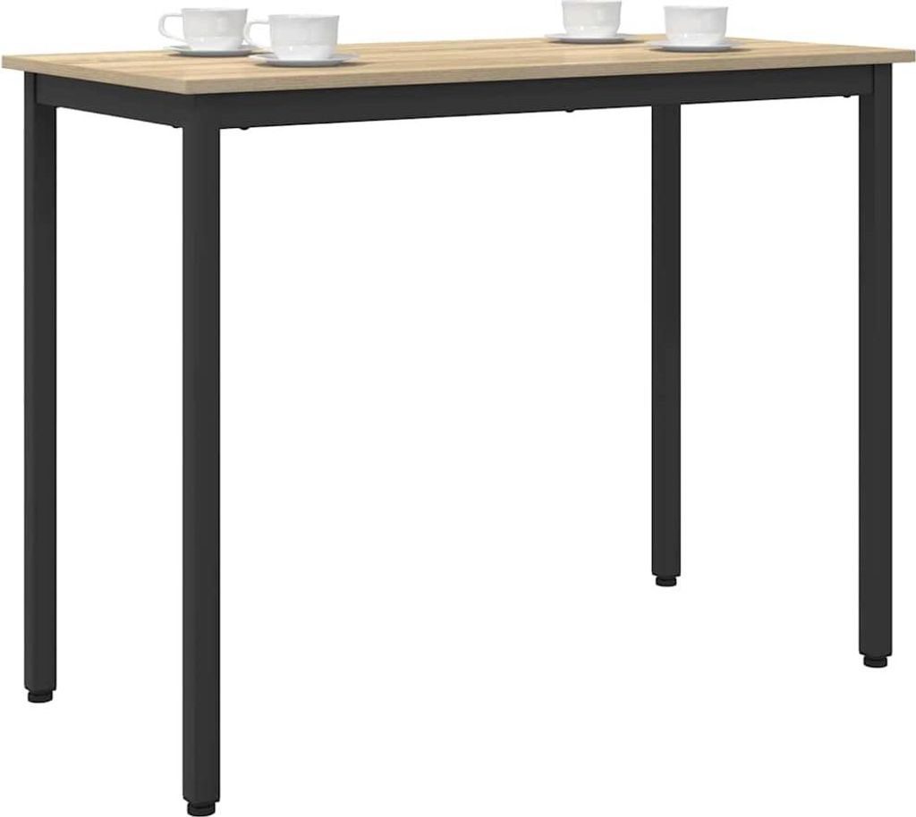 vidaXL Tisch Sonoma-Eiche 100 x 50 x 76,5 cm Ingenieure Holz und Stahl