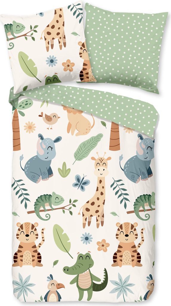 Duvet cover Good Morning 135x200 + 1* 80x80 cm - animals