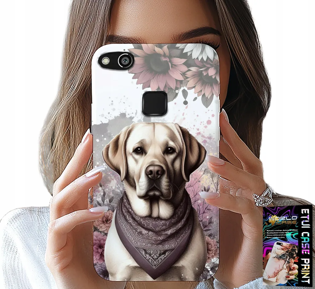 Custodia Per Huawei P9 Lite 2016 - Modelli Di Cani Husky + Lamina